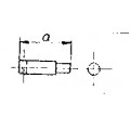 Axle For Side Caster Ball Bearing Type